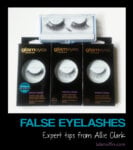Expert tips on false eyelashes from makeup artist Allie Clark