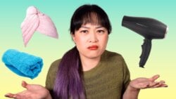 how to dry your hair science