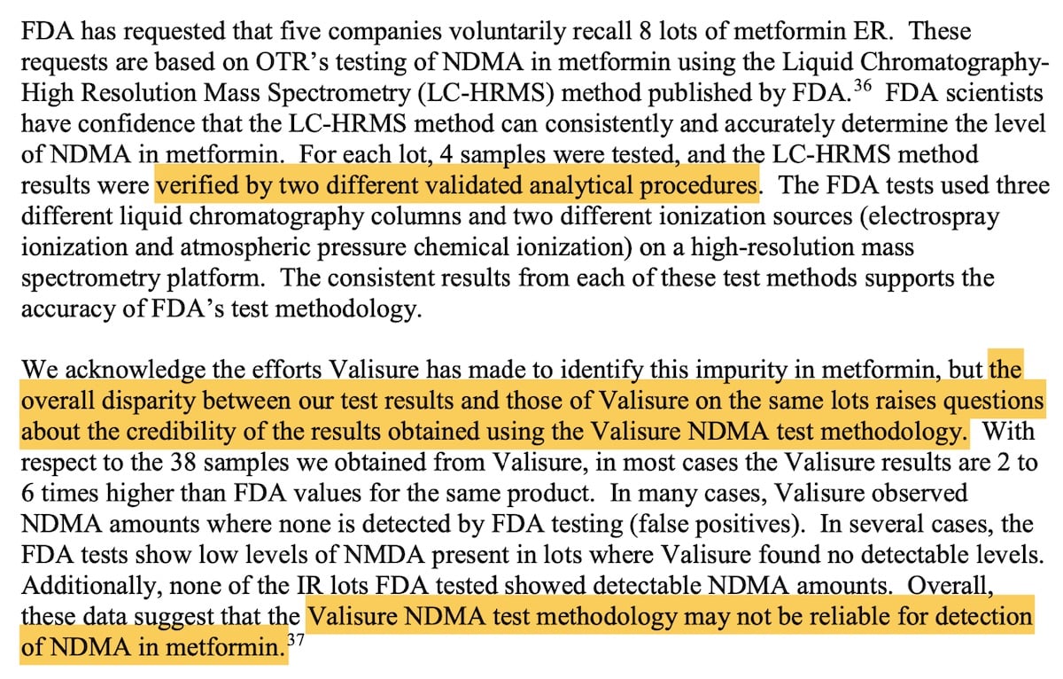 metformin FDA partial
