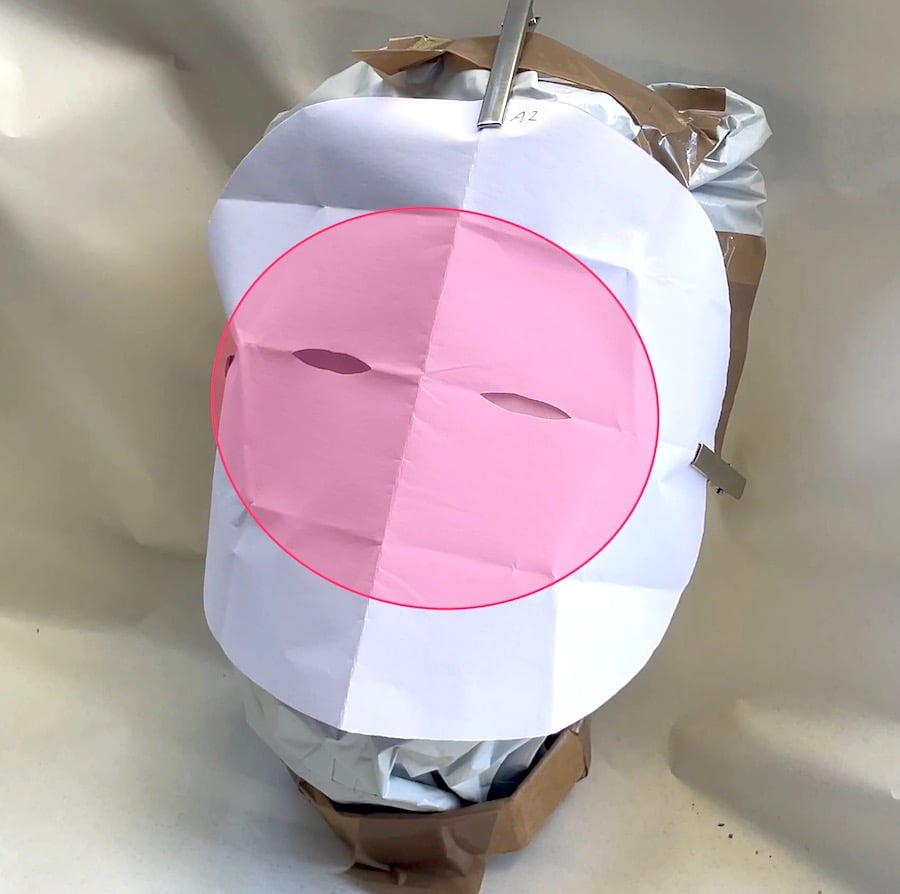 spray mask target