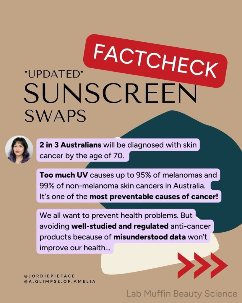 sunscreen swaps factcheck